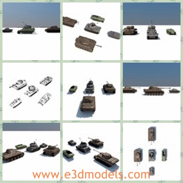 3d model the military vehicle - This is a 3d model of the military vehicle,which is the German tank used in the WW2.