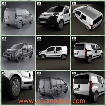 3d model the minivan in 2011 - This is a 3d model of the minivan in 2011,and the shape is cool and glorious.The car was created on real car base. It