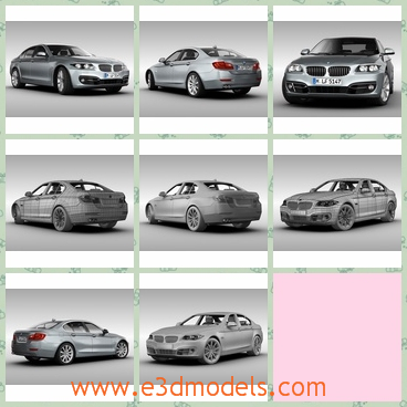 3d model the modern car made in 2014 - This is a 3d model of the modern car made in 2014,which is luxury and made in high quality.The model is popular for a few years.