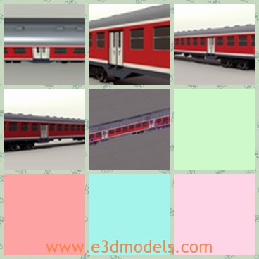 3d model the modern railcar - This is a 3d model of the modern railcar,which is made by German and which is also modern and popular in many countries.