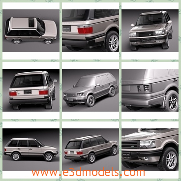3d model the old rover from 1994 to 2002 - This is a 3d model of the old Rover from 1994 to 2002,which is luxury and made in England.The model is popular for several years.
