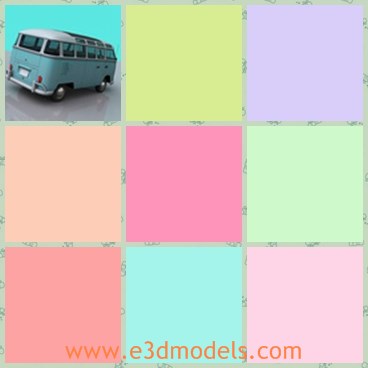 3d model the old van - This is a 3d model of the old van,which is classic and made with good quality.
