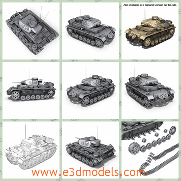 3d model the panzer tank - This is a 3d model of the panzer tank,which is used by the Nazi army of Germany.The armies are the tigers by people.