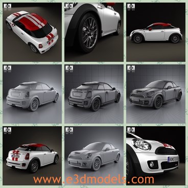 3d model the racing car from Germany - This is a 3d model of the racing car from Germany,which is large and modern.The model is compact and also popular in British.