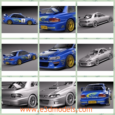 3d model the racing car from Japan - This is a 3d model of the racing car from Japan,which is modern and popular.The first product was made in 1993.