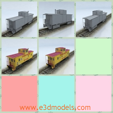 3d model the railroad - This is a 3d model of the railroad,which is the Pacific part.The model is convenient.