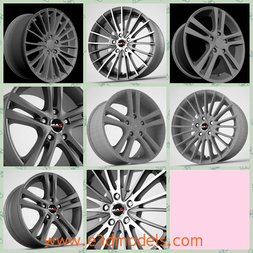 3d model the rims - This is a 3d model of the rims,which are fine and great.The model was made in 2009 and it was popular.