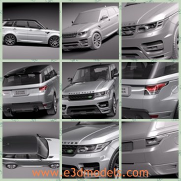 3d model the rover - This is a 3d model of the Rover,which is the famous Britain car in the world.The car is a sports car in 2014.