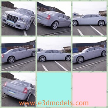 3d model the sedan car with high quality - This is a 3d model of the sedan car with high quality,which is spacious and luxury.