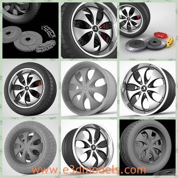 3d model the shining wheel - This is a 3d model of the shining wheel,which is safe and received many great positive comments from consumers.