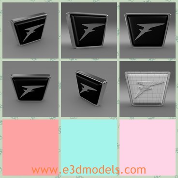 3d model the sign of the automotive car - This is a 3d model of the sign of the automotive car,which is a British supercar manufacturer founded by Lee Noble in 2009. Lee Noble created the company ten years after the founding of his previous company Noble Automotive.