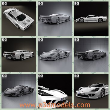 3d model the special car made in 2009 - This is a 3d model of the special car made in 2009,which has a different shape.The model is the racing car in the world.