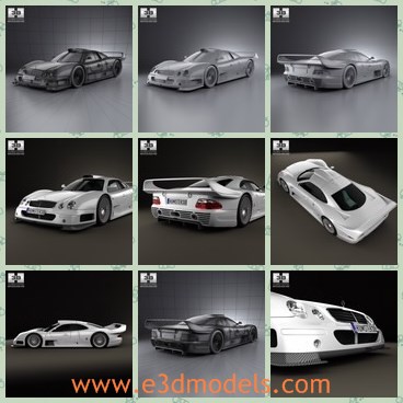 3d model the sports car - This is a 3d model of the sports car,which is made with two doors and firsly used in Germany.