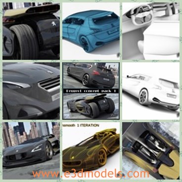 3d model the sports car - This is a 3d model of the sports car,which is made in France and popular in many other countries.