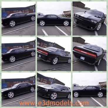 3d model the sports car - This is a 3d model of the sports car,which is textured and detailed.The car is cool and popular around the world.