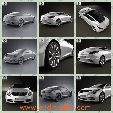 3d model the sports car in 2007 - This is a 3d model of the sports car made in 2007,which is modern adn the concept is created by the famous creator.