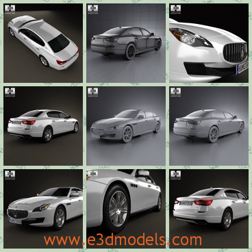 3d model the sports car in 2013 - This is a 3d model of the sports car in 2013,which is modern and spacious.The model is luxury and made in Italy and with two doors.