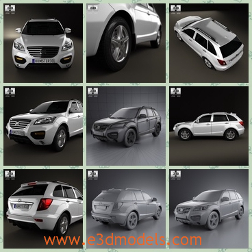 3d model the SUV in China - This is a 3d model of the SUV in China,which is large and cool.The model is popular amongst the countries in China.