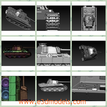 3d model the tabk in medium size - This is a 3d model of the tank,which is large and heavy and only used in the world war two.
