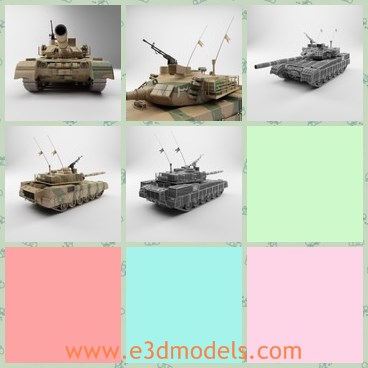 3d model the tank - This is a 3 model of the tank,which is a modern main battle tank co-developed by China and Pakistan.