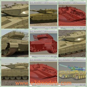 3d model the tank - This is a 3d model of the tank,which is large and made with high quality.The model is the main battle tank of the Israel Defense Forces. Since the early 1980s, four main versions have been deployed.
