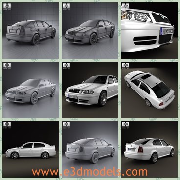 3d model the tour car - This is a 3d model of the tour car,which is modern and popular in the world.The model is spacious and many people love it very much.