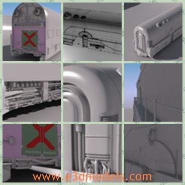 3d model the train - This is a 3 model of the train,which  is something that haven't exactly a category. It's a mix of an old train, a truck.