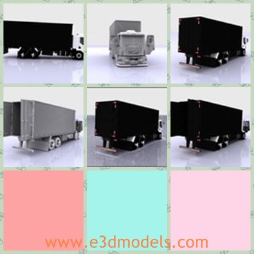 3d model the truck - This is a 3d model of the truck,which is the Swedish car made with good quality.The truck can be converted to any other format you may like.