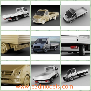 3d model the truck made in Germany - This is a 3d model of the truck made in Germany,which is large and practical.The model is made in 2013 and in high quality.