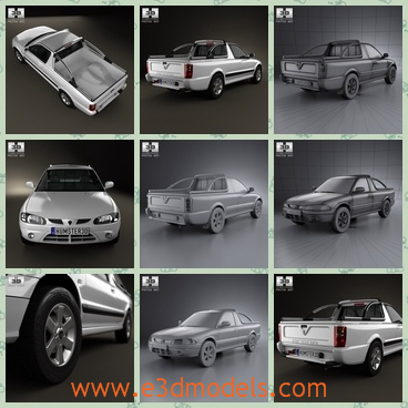 3d model the truck of Malaysia - This is a 3d model of the truck of Malaysia,which ia a modern type and the car is sold among the Asian countries.