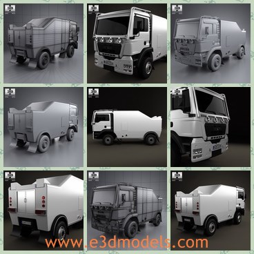 3d model the truck of Rally - This is a 3d model of the truck of Rally,which is made in Germany in 2012.The model is new and useful.The model created accurately, in real units of measurement, qualitatively and maximally close to the original.