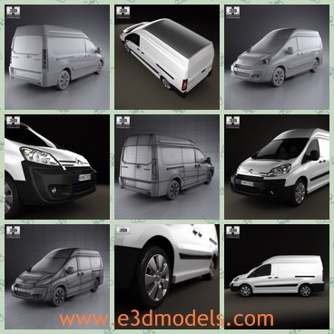 3d model the van in 2011 - This is a 3 model of the van made in 2011,which is modern and spacious.The is convertible and easy to handle.