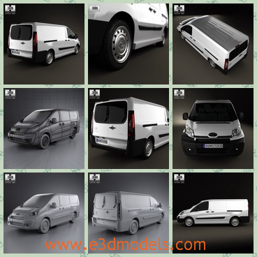 3d model the van in Toyota - This is a 3d model of the van in Toyota,which is te minivan and large and the car is popular amongst the world.