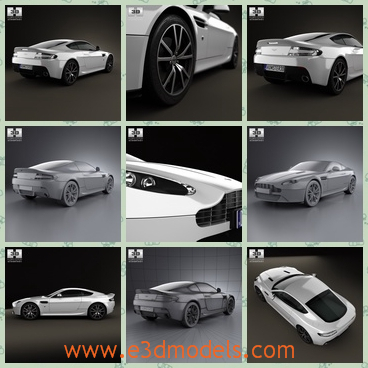 3d model the vantage in 2012 - This is a 3d model of the vantag in 2012,which is luxury and modern.The model is built with 2 doors and it is the popular type in England.