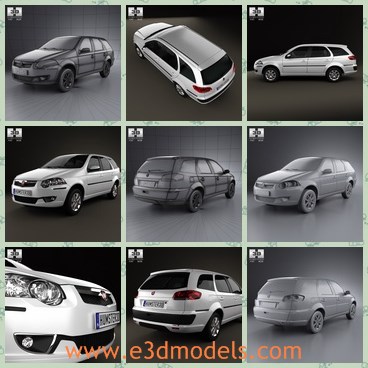 3d model the wagon of Italy - This is a 3d model of the wagon of Italy,which is modern and popular in the world.The model is compact and created with high quality.