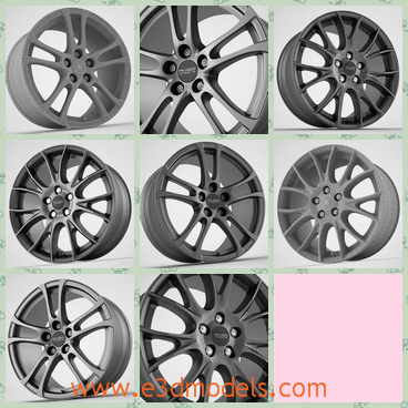 3d model the wheel - This is a 3d model of the wheel,which is suitable for high resolution renders.This is the most modern and popular type in the world.