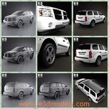 3d model the white crossover in 2008 - This is a 3d model of the white crossover in 2008,which is a famous SUV around the world.