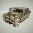 3d model the army vehicle