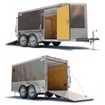 3d model the cargo trailer