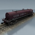 3d model the cargo train