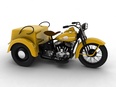 3d model the classic motorcycle