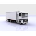 3d model the container truck