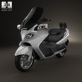 3d model the motorscooter of Japan