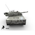 3d model the tank in military