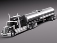 3d model the tanker truck
