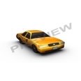 3d model the yellow taxi