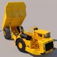 3d model the yellow truck