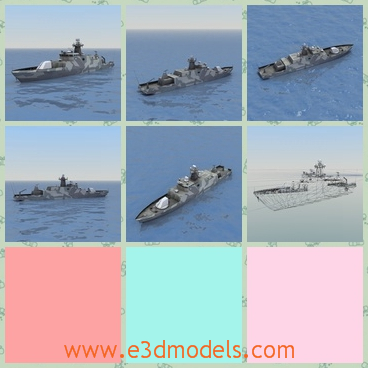 3d model a missile boat on the sea - This is a 3d model about a missile boat floating on the boat,which is long and which is made in Finland and can be used in military.