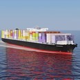 3d model the container ship