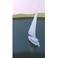 3d model the sailboat